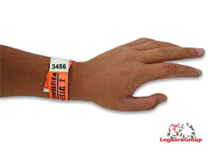 bracelets d'identification en tyvek