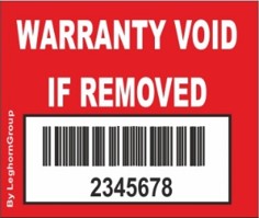 etiquettes de securite void code a barre