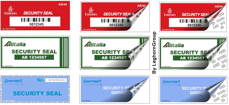 etiquettes securite compagnies aeriennes aeroports personnalisations